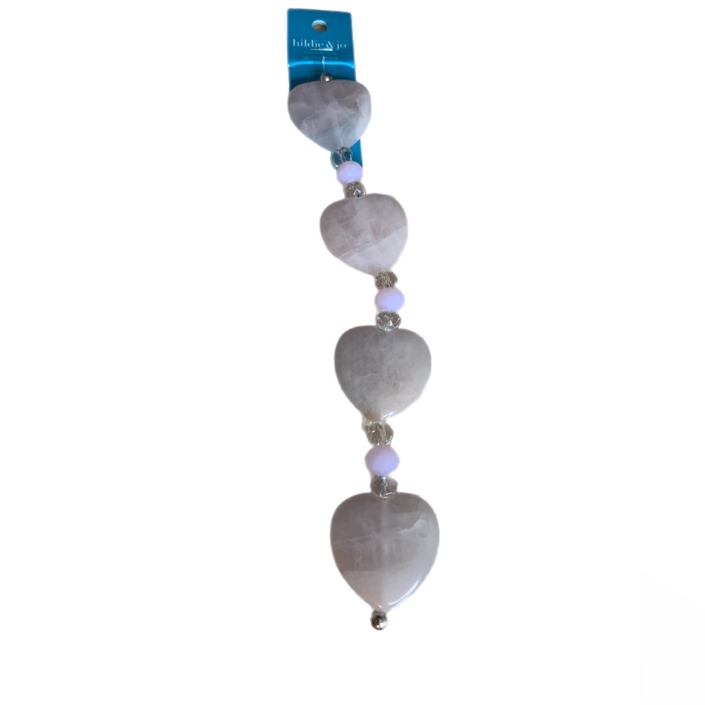 Hildie Natural Rose Quartz Stone
